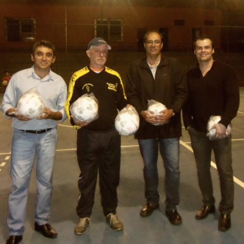 Maguila visita Escolinha de futebol MarGirius
