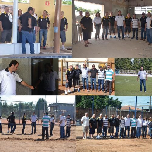 Diretores visitam obras do Porto Ferreira Futebol Clube