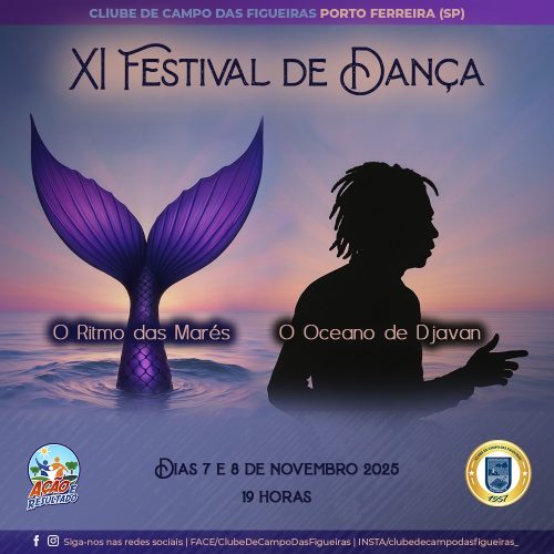 Festival de dança do Clube de Campo das Figueiras celebra a arte com espetáculos inspirados no mar