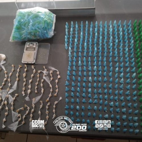 Polícia Militar apreende grande quantidade de drogas em Porto Ferreira