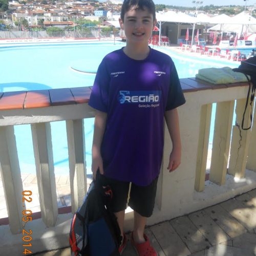 Atleta Ricardo Peres Ponciano representou o Clube de Campo no XXI Troféu Kim Mollo de Natação