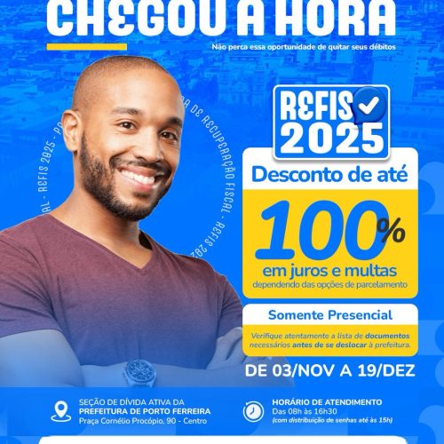 Refis 2025 começou com condições especiais para pagamento de dívidas