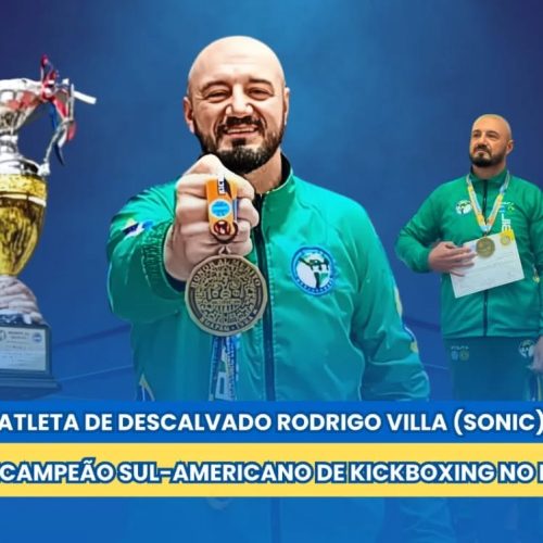 Atleta de Descalvado conquista tricampeonato sul-americano de kickboxing no Peru