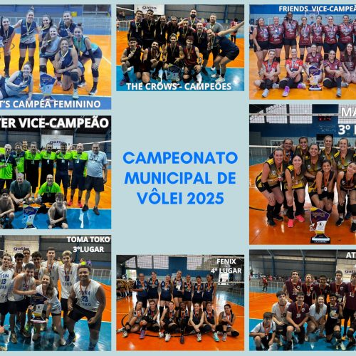 Emoção e grandes disputas encerram o municipal de vôlei 2025 em Porto Ferreira