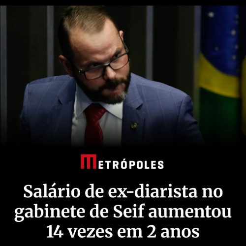 Salário de assessora do senador Jorge Seif (PL-SC) sobe mais de 1.300% em menos de dois anos