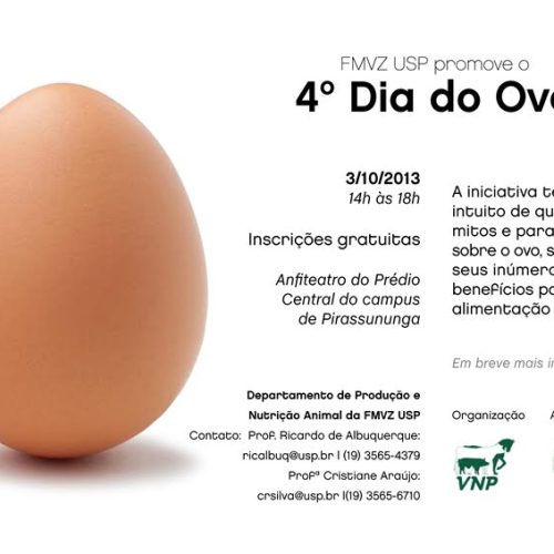 USP de Pirassununga promove seu quarto Dia do Ovo