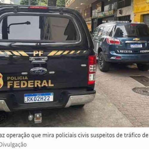 Um delegado da Polícia Civil do Rio de Janeiro é investigado por extravio de 280 kg de cocaína