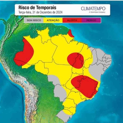 Clima & Tempo: Previsão para a virada para 2025