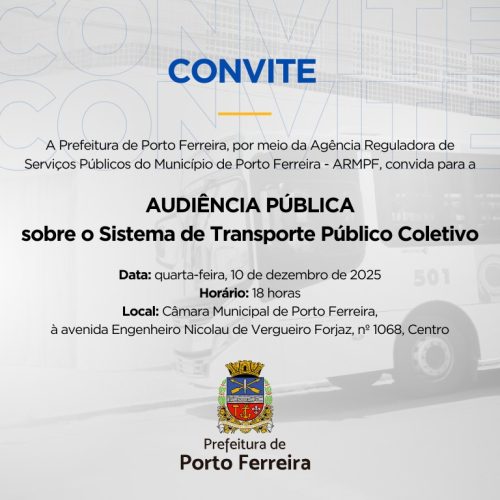 Prefeitura realiza audiência pública sobre transporte coletivo em Porto Ferreira