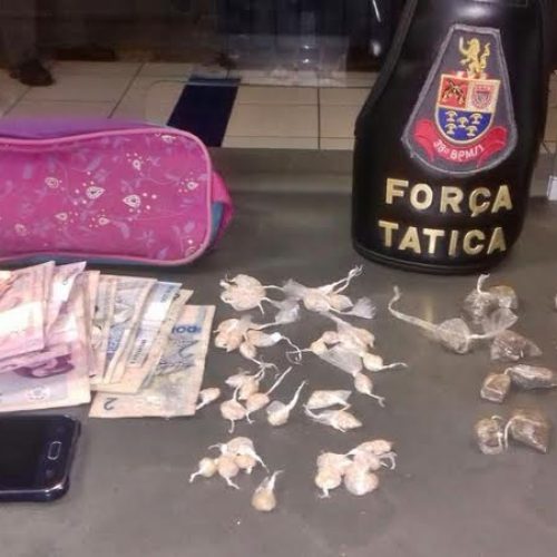Prisão em flagrante por tráfico de drogas no bairro Cristo Redentor