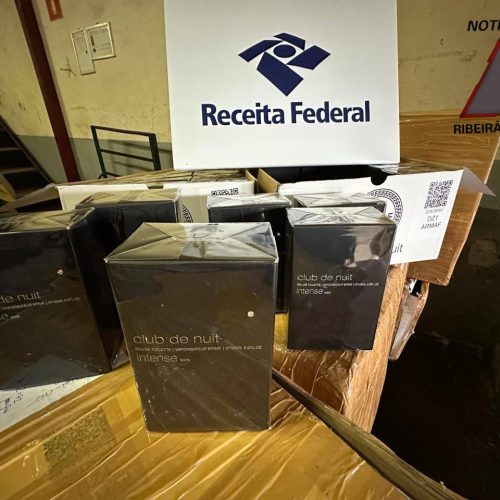 Receita Federal apreende 750 kg de perfumes irregulares em transportadoras