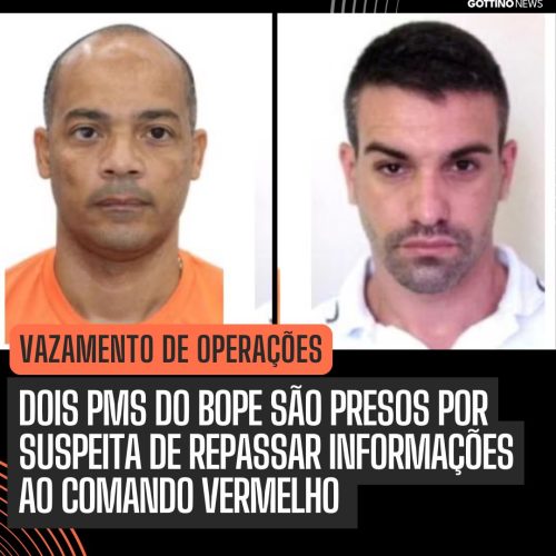 Polícia Federal prende dois PMs do Bope por suspeita de repassar informações ao Comando Vermelho