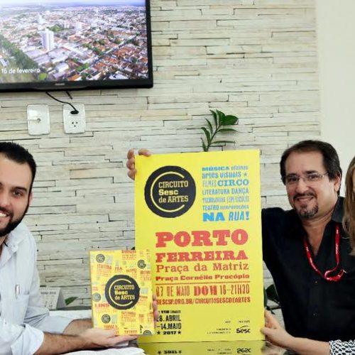 Porto Ferreira receberá novamente o Circuito Sesc de Artes em 2018