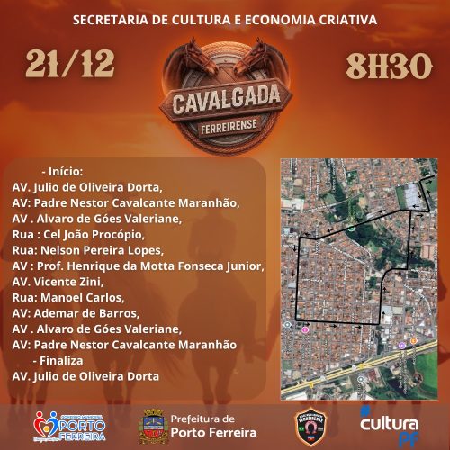 Cavalgada Ferreirense movimenta Porto Ferreira neste domingo
