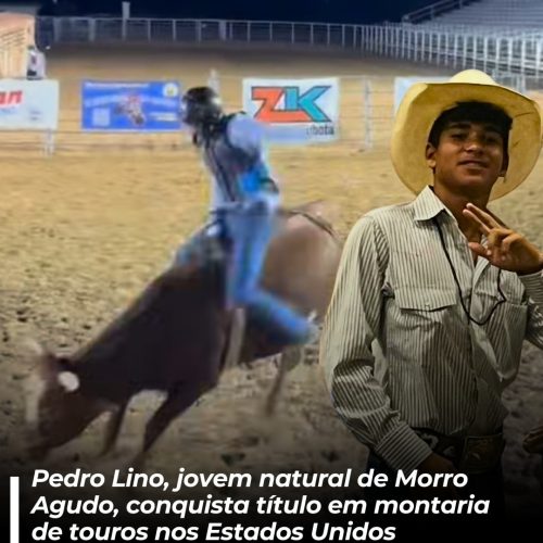 Brasileiro de 14 anos conquista título em montaria de touros nos EUA