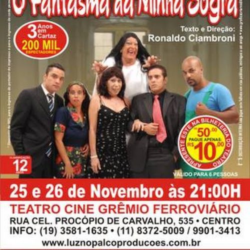 “O fantasma da minha sogra” em Porto Ferreira