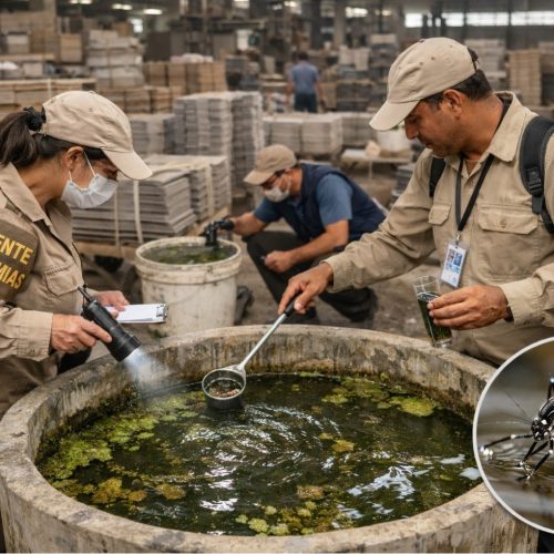 Agentes de endemias realizam vistorias em cerâmicas após recesso em Porto Ferreira