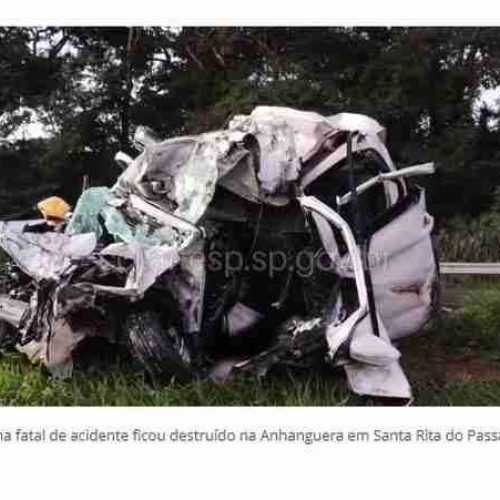 Santa Rita do Passa Quatro: acidente na Anhanguera ocasiona morte e longo congestionamento na via