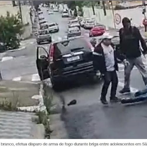 Violência Torpe: CAC é preso após balear adolescente que brigava com seu filho em saída de escola