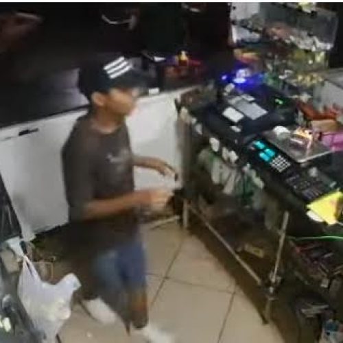 Câmeras flagram ação do assassino no ato criminoso deste fim de semana em Porto Ferreira