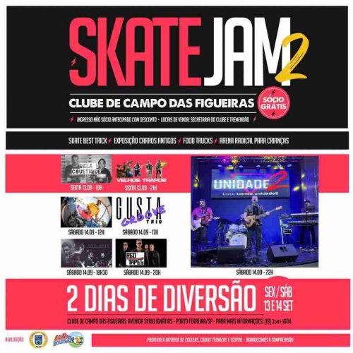 Clube de Campo de Porto Ferreira tem neste fim de semana maior evento da cultura skate da região