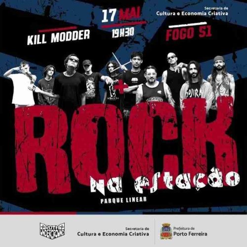 Rock na Estação de Porto Ferreira traz neste sábado (17/05) as bandas Kill Modder e Fogo 51
