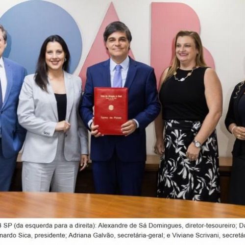 Leonardo Sica assume presidência da OAB SP em solenidade de posse administrativa