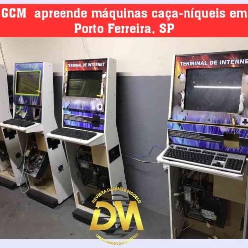 Guarda Civil Municipal de Porto Ferreira apreende máquinas caça-níqueis em bar da Vila Nova