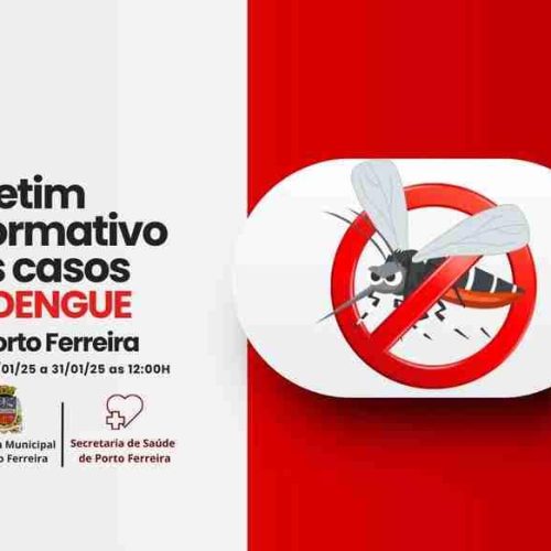 Porto Ferreira publica “Boletim dos Casos de Dengue de 2025”; registrado no município até 31/01