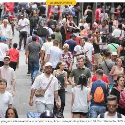 No estado de SP, mais de 1,4 Milhão de Pessoas saem da Linha da Pobreza em um Ano