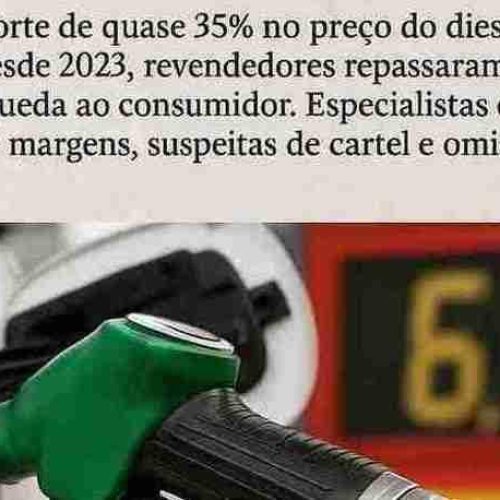 Distribuidoras e Postos de combustíveis sabotam redução no preço do diesel e penalizam consumidor