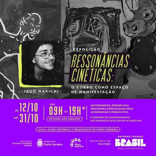 Porto Ferreira recebe a exposição “Ressonâncias Cinéticas”: o Corpo como espaço de manifestação,