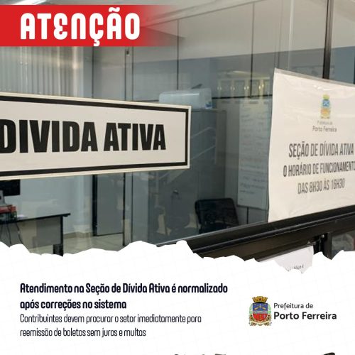 Porto Ferreira normaliza atendimento do Refis