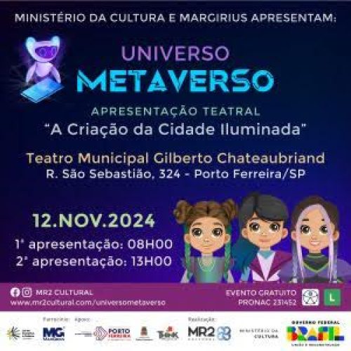 Porto Ferreira recebe nesta terça-feira(12/11) apresentações teatrais e oficinas gratuitas