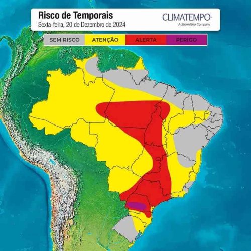 Clima & Tempo: Primavera termina com risco de temporal no Brasil