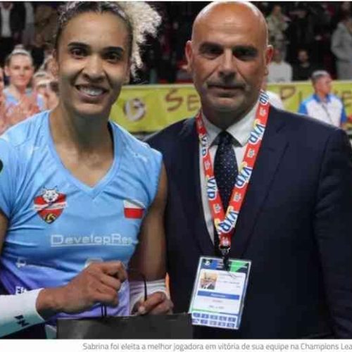 A ferreirense Sabrina Machado faz sucesso na Champions League de Voleibol da Europa