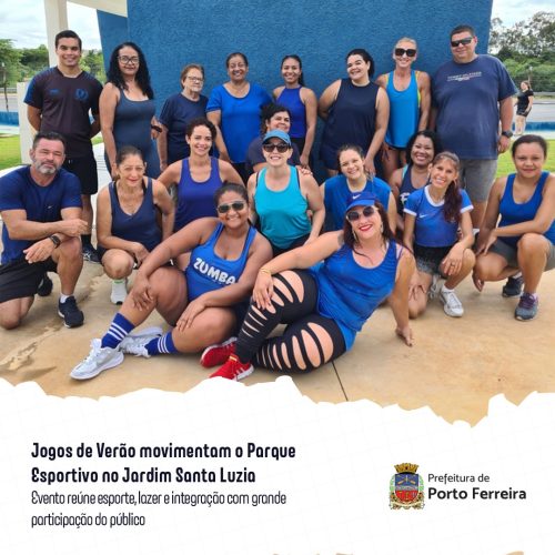 Jogos de Verão movimentam o Parque Esportivo no Jardim Santa Luzia em Porto Ferreira