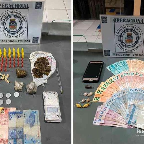 Em uma semana a GCM de Porto Ferreira fez duas prisões em flagrante por tráfico e apreenção drogas