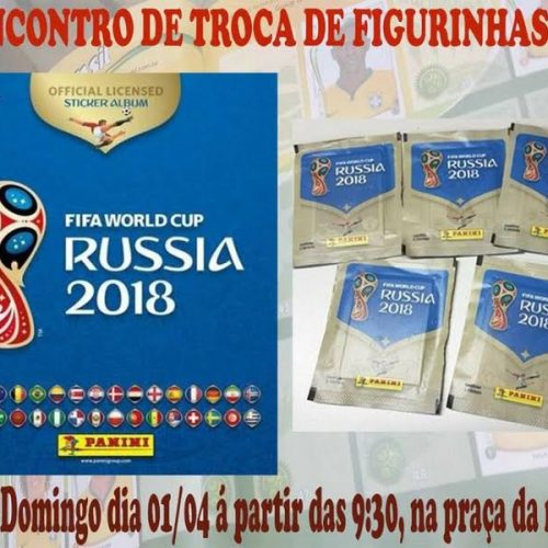 2º. Encontro de troca de figurinhas movimentará a praça da matriz no próximo domingo