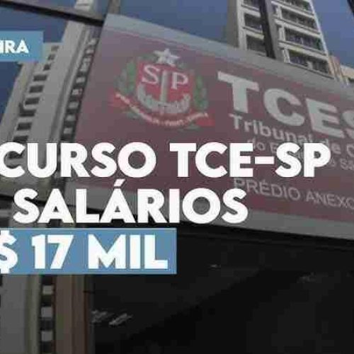 Concurso do TCE-SP com salário de R$ 17,7 mil tem inscrições até esta quarta-feira (23/04)
