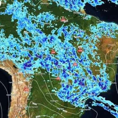Clima & Tempo: Frente fria atua ao longo da semana; alerta de chuvas intensas e de tempestades