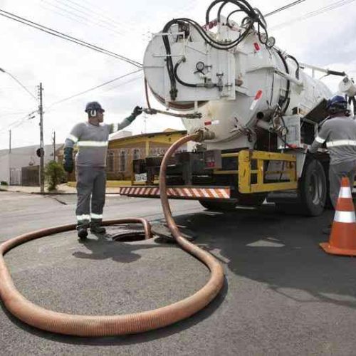 BRK realiza em 2024 a lavagem preventiva de mais de 100 km de redes de esgoto em Porto Ferreira