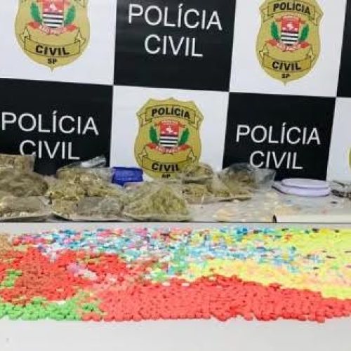 Polícia Civil de São Carlos “prende casal” com 4 mil comprimidos de ecstasy