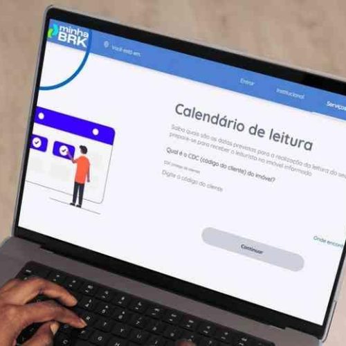 Calendário anual de leitura da BRK já está disponível em agência virtual