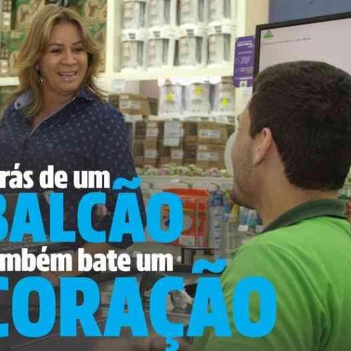 Atrás de um balcão também bate um coração!