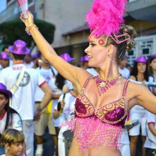 População e foliões comparecem ao destile oficial do Carnaporto Medalha de Ouro