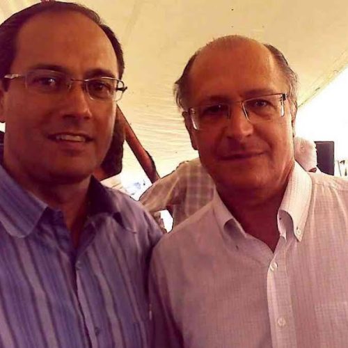 Maguila se encontra com Governador na inauguração da ETE em Pirassununga