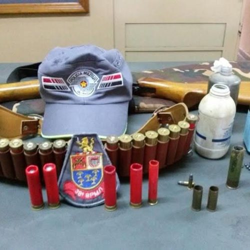PM de Porto Ferreira prende homem na zona rural em flagrante por posse irregular de arma de fogo