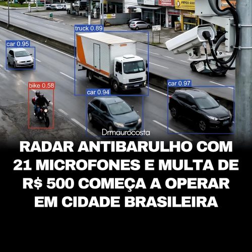 São José dos Campos testa equipamento para identificar veículos com ruído excessivo