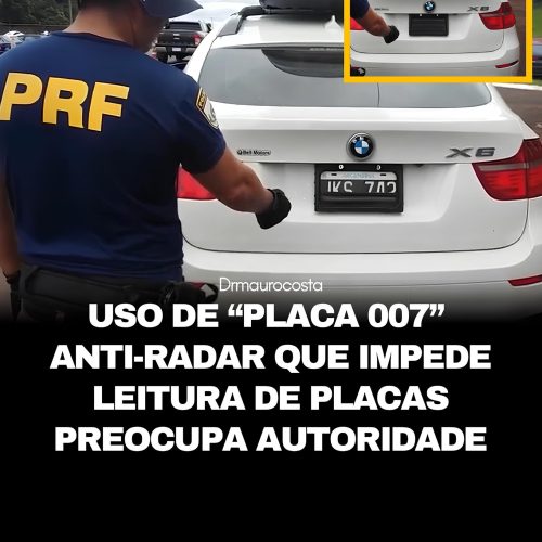 Uso do Placa 007 preocupa autoridades de trânsito